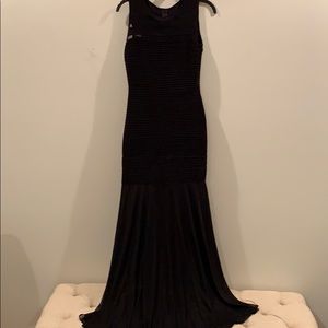 Black evening gown